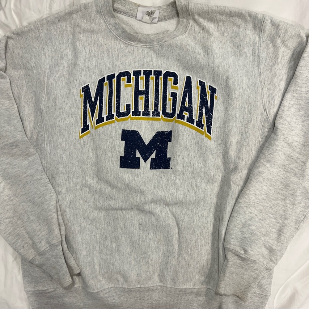 University of Michigan Wolverines Vintage Champion Hoodie